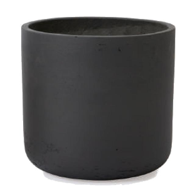 花・観葉植物用ポット カッセル ユーポット M 8号/A ダークグレー（1個入り）ks-402h08e [KTp131] 小型ポット （代引き不可）ホテル・オフィスビル・店舗 インテリア エクステリア