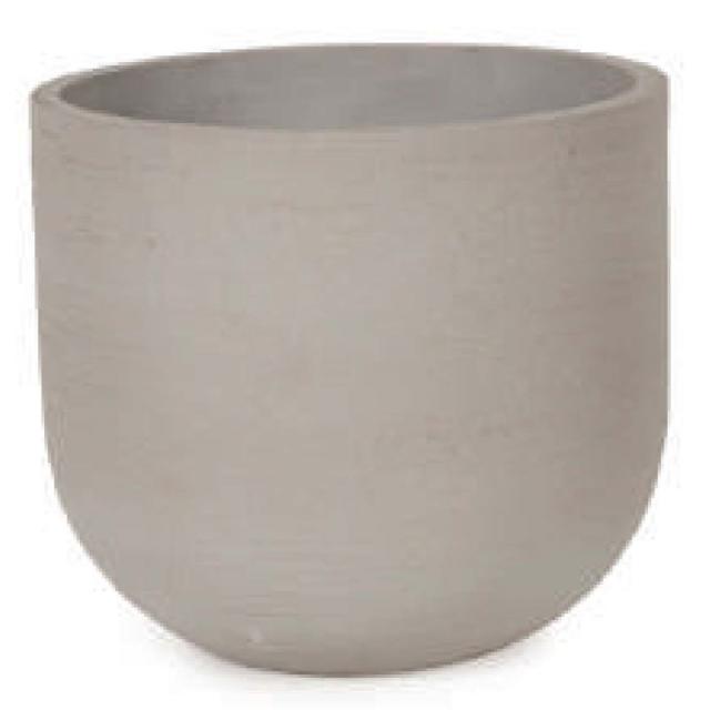 花・観葉植物用ポット ソンク ユーポットミドル L 42/A ウォームグレー（1個入り）sk-503m42e [KTp51] 中型鉢カバー （代引き不可）ホテル・オフィスビル・店舗 インテリア エクステリア
