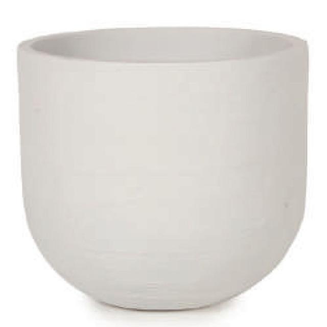 花・観葉植物用ポット ソンク ユーポットミドル L 42/A ホワイトサンド（1個入り）sk-503w42e [KTp51] 中型鉢カバー （代引き不可）ホテル・オフィスビル・店舗 インテリア エクステリアの通販は
