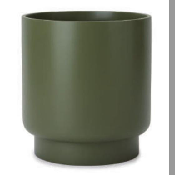 花・観葉植物用ポット スペクトラ ラウンド M 33/A アンティークグリーン（1個入り）sp-r01g33e [KTp47] 中型鉢カバー （代引き不可）ホテル・オフィスビル・店舗 インテリア ディスプレイの通販は