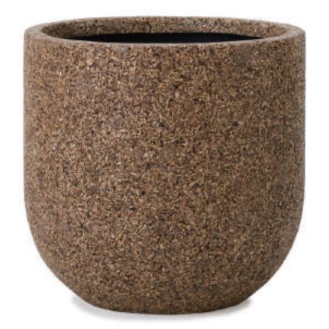 花・観葉植物用ポット ネイチャーズキャスト ユーポット M 40/B ブラウン（1個入り）kol-nc2c4e [KTp355] 大型鉢カバー （代引き不可）ホテル・オフィスビル・店舗 インテリア ディスプレイの通販は 26,566円