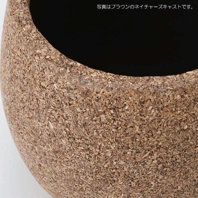 花・観葉植物用ポット ネイチャーズキャスト バレル S 38/A グレー（1個入り）kol-nc3h3e [KTp357] 中型鉢カバー （代引き不可）ホテル・オフィスビル・店舗 インテリア ディスプレイ_1