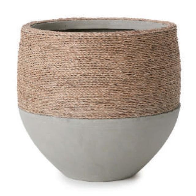 花・観葉植物用ポット カムラン スパングラス RD S 26/A（1個入り）sg-sg1x26e [KTp379] 小型鉢カバー （代引き不可）ホテル・オフィスビル・店舗 インテリア ディスプレイ