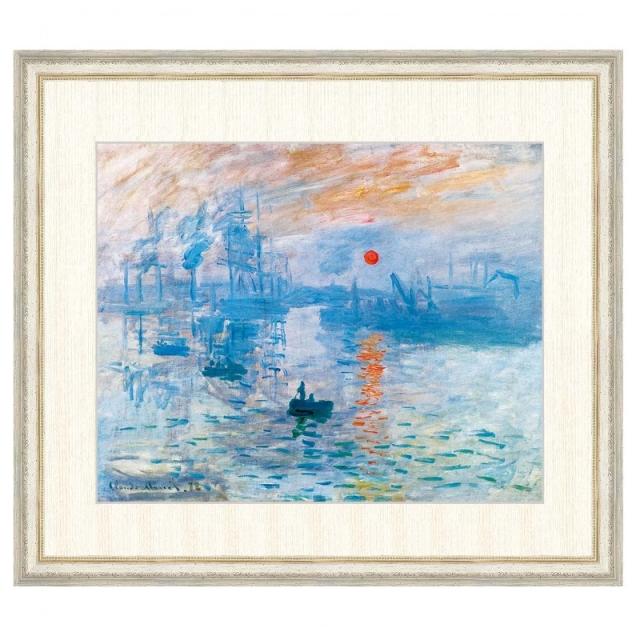 世界の名画 クロード・モネ 印象：日の出 F8 [g4-bm169-F8] インテリアの通販は