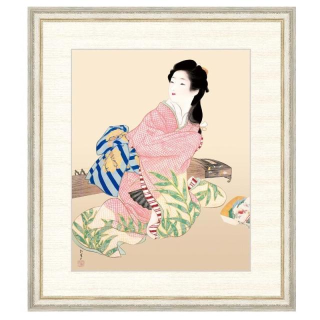 美品 掛け軸 上村松園筆「娘深雪」美人画 名画 シルクスクリーン 限定品 Amazon.co.jp: 掛け軸 上村松園筆 美人画 朝顔日記 娘深雪