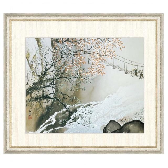 日本の名画 川合玉堂 春澗（しゅんかん） F8 [g4-bn050-F8] インテリアの通販は 13,500円