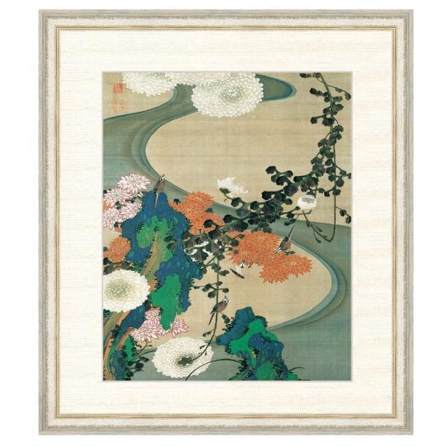 〔仮縁油絵額〕高級仮縁・キャンバス額・油絵額 木製仮縁F120（1940×1303mm）ダークブラウン/代引不可