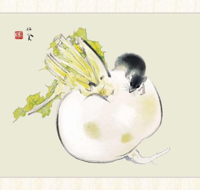 日本の名画 竹内栖鳳 春寒（しゅんかん） F8 [g4-bn130-F8] インテリアの通販は