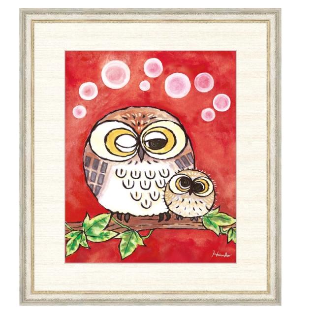 インテリアアート 日菜子（ひなこ） いたわり F8 [g4-af063-F8] インテリアの通販は 14,040円