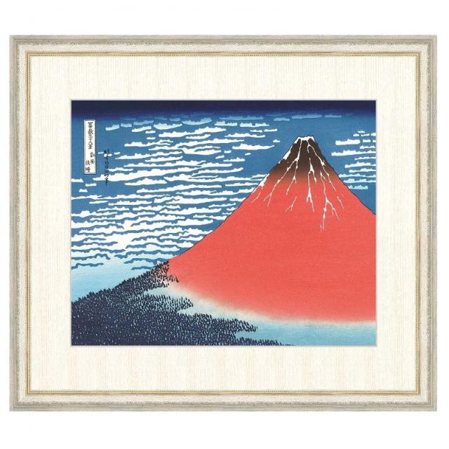 浮世絵 葛飾北斎 凱風快晴（がいふうかいせい） F8 富嶽三十六景 [g4-bu050-F8] インテリアの通販は 18,000円