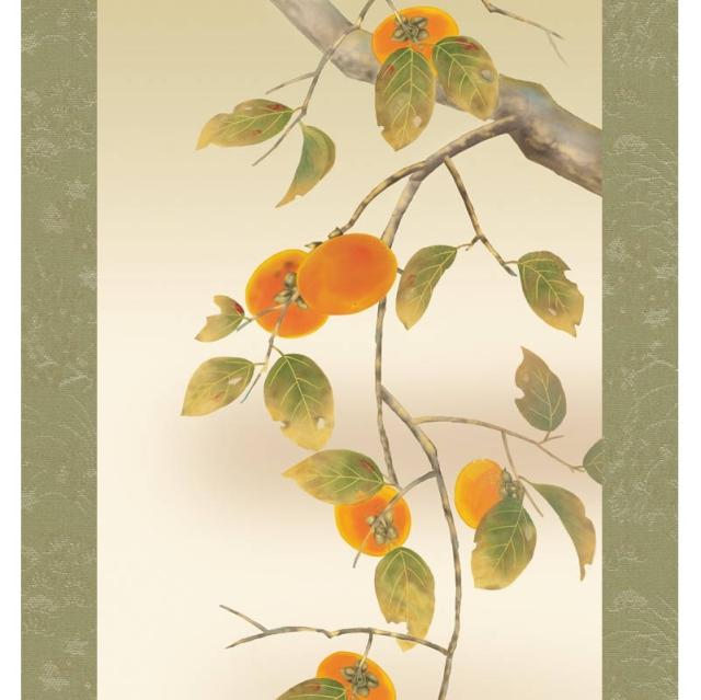 掛軸 [花鳥画]春夏秋冬四幅揃セット 【四季彩艶】 [尺五] [緒方葉水] [KZ2A6-33SET](代引き不可)_8
