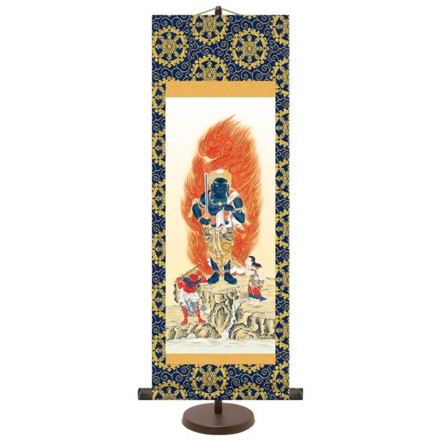 和風モダン掛 仏画 田村竹世 不動明王（小） スタンド付き e6-012-s（代引き不可）の通販は 6,235円
