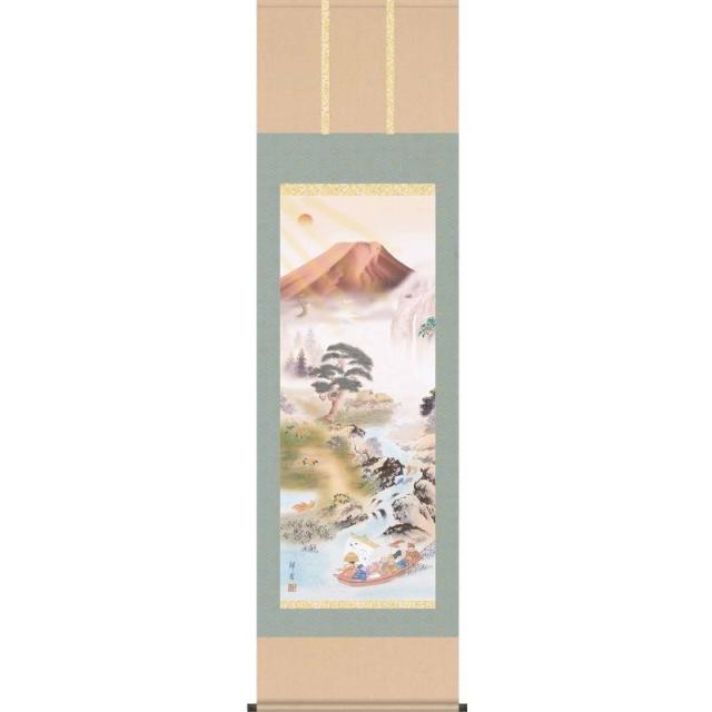 [掛軸][開運万全図]山本祥園[尺三][開運の掛軸][H29D5-009-3]【代引き不可】の通販は