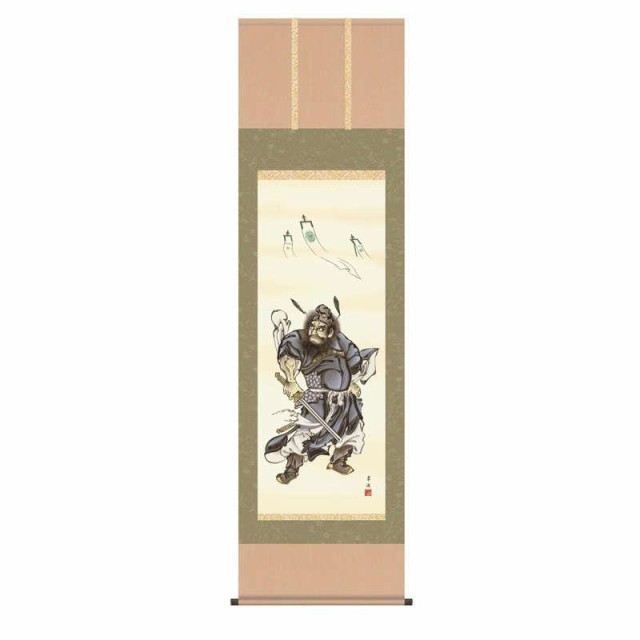 [掛軸][鐘馗]戸塚翠漣[尺三][端午の節句の掛軸][h28f5-014-3]【代引き不可】の通販は
