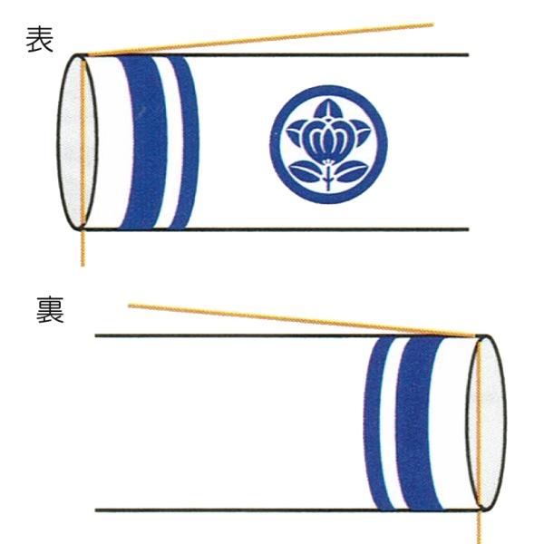 徳永鯉 鯉のぼり 室内飾り鯉のぼり 京錦セット用 家紋入れ・ 花個紋入れのみ [tn-SF5] 日本の伝統文化 こいのぼり