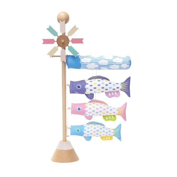 徳永 五月人形 鯉のぼり 室内飾り puca ベビースタンド アラタ Baby Stand -ARATA- 高さ59cm 木製スタンド （620-155） 日本の伝統文化 こいのぼり 端午の節句