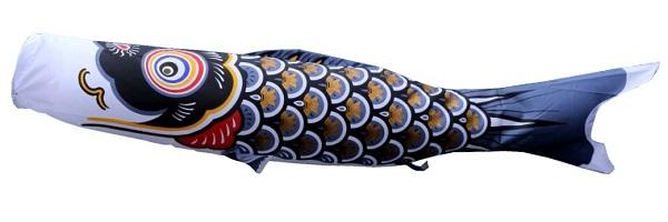 [徳永][鯉のぼり]ベランダ用[スタンドセット]（水袋）ポールフルセット[2m鯉3匹][大翔][千羽鶴吹流し][日本の伝統文化][こいのぼり]