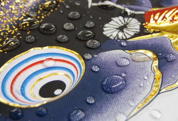 徳永 鯉のぼり 庭園用 ポール別売り 大型鯉 3m鯉5匹 千寿 桜風吹流し