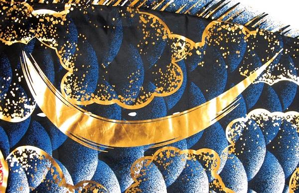 徳永 鯉のぼり 庭園用 スタンドセット （砂袋）ポールフルセット 4m鯉5匹 豪 桜風吹流し 撥水加工 日本の伝統文化 こいのぼりの通販は