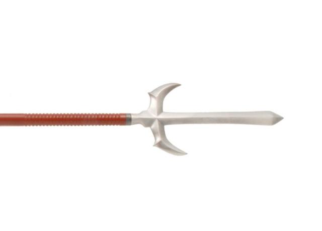 模造刀 槍 真田幸村愛用 三代村正鍛 大千鳥十文字槍 朱槍[tks-904rd