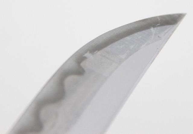 模造刀 懐刀シリーズ 金茶 短刀 刃紋入り刀身 メッキ合金[gst-nt-171-s] 美術刀剣【代引き不可】_6