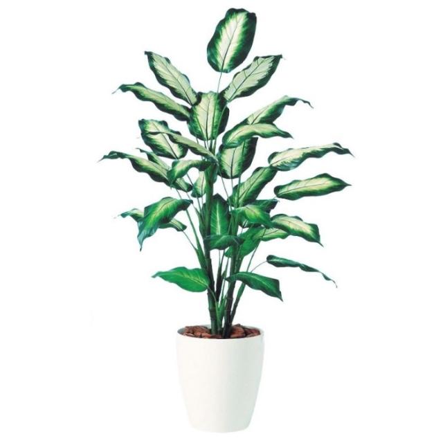 人工観葉植物 カミーラ R 120 ポット付き 高さ120cm （P95-91331) （代引き不可） インテリアグリーン フェイクグリーン