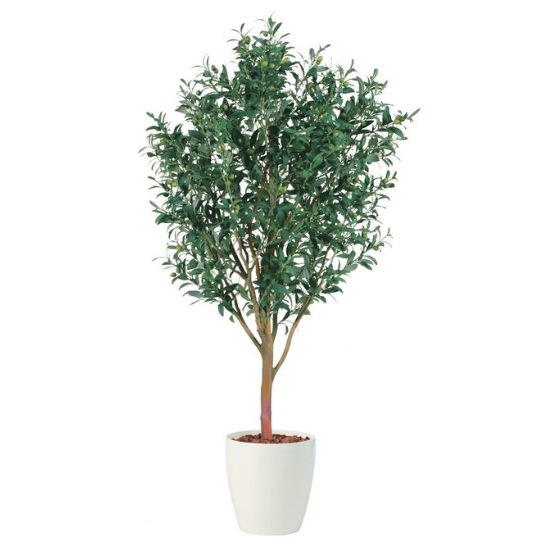人工観葉植物 ライプオリーブ 180 ポット付き 高さ180cm （P79-91393) （代引き不可） インテリアグリーン フェイクグリーン
