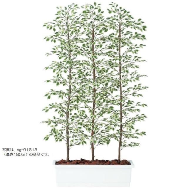 人工観葉植物 ベンジャミナスターライト パーティション 150 natural ポット付き 高さ150cm （P61-91614) （代引き不可） インテリアグリーン フェイクグリーン