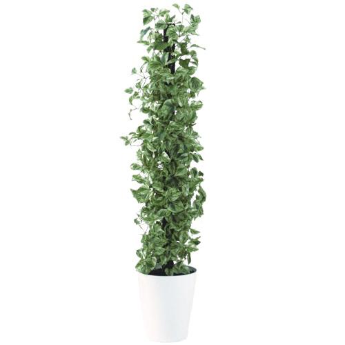 人工観葉植物 マーブルポトスヘゴ 150 Pole style ポット付き 高さ150cm （P70-91807) （代引き不可） インテリアグリーン フェイクグリーン