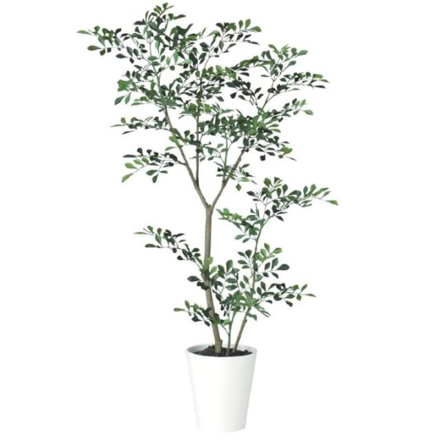 人工観葉植物 トネリコ FST 120 ポット付き 高さ120cm （P76-91886) （代引き不可） インテリアグリーン フェイクグリーン