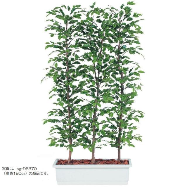 人工観葉植物 ベンシャミナスプラッシュ パーティション 200 natural ポット付き 高さ200cm （P61-96368) （代引き不可） インテリアグリーン フェイクグリーン 177,250円