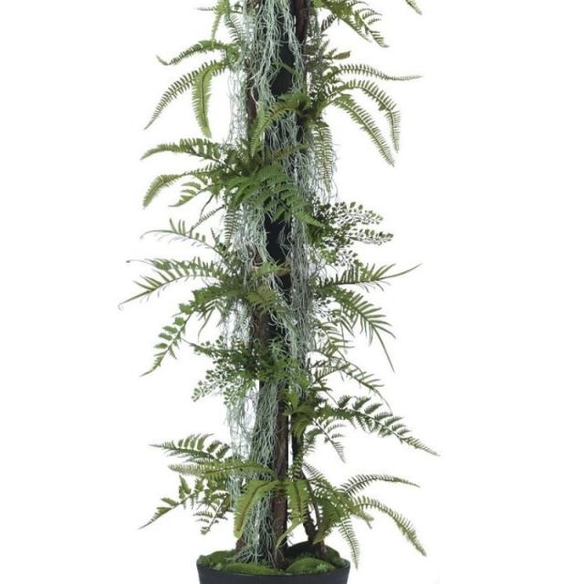 人工観葉植物 ミックスファンヘゴ 150 Pole style ポット付き 高さ