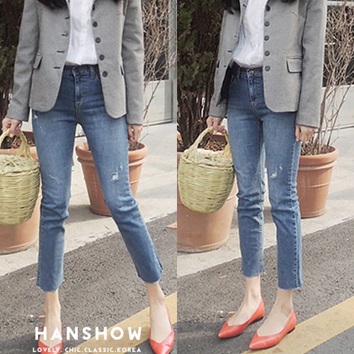 スキニーデニム パンツ レディース リアルユーズド アンクルカット クロップド パンツ 夏 春 秋 ジーンズ 美シルエット パンツ 大人 カジの通販はau Pay マーケット Vestito