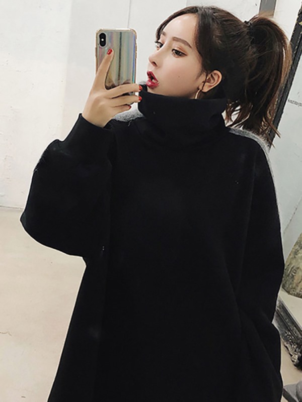 冬ワンピース 韓国 ファッション レディース 秋冬 ハイネック サイドライン ワンピース 秋冬ワンピ フレア Aライン 韓国 ワンピース 冬 の通販はau Pay マーケット Vestito