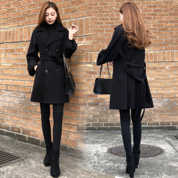 冬コートレディース ショートコート レディース 冬 韓国 ファッション レディース コート ウエストマーク 黒コート 冬服 レディース ウエの通販はau Pay マーケット Vestito