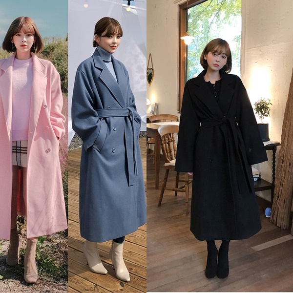 韓国 ファッション レディース コート レディース ロングガウンコート 冬服 レディース パステルカラー ロングコート レディース 秋冬 アの通販はau Pay マーケット Vestito