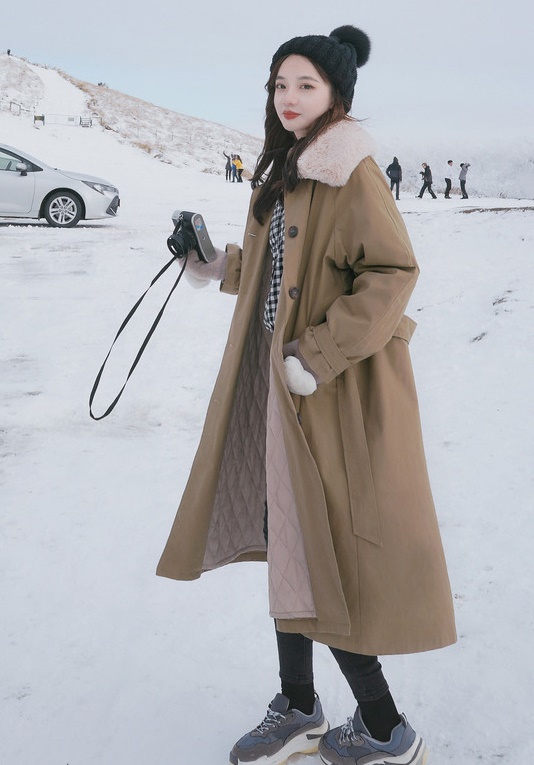 ロングコート レディース 冬 ボアコート 韓国 ファッション レディース ウエストベルト コート ベルト付き ロングコート ベージュ コートの通販はau Pay マーケット Vestito