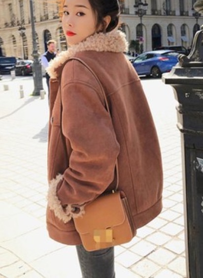 裏ボア ジャケット ブルゾン 冬物 レディース 韓国 ファッション ボア 冬 アウター レディース 冬物 人気 ボア アウター ブラウン ジャケの通販はau Pay マーケット Vestito