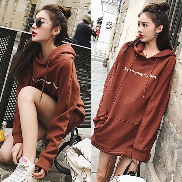 レディース パーカー ロゴ かわいい 韓国 ファッション レディース 春服 ロゴパーカー オーバーサイズ ブラウン ピンク グレー 韓国 トッの通販はau Pay マーケット Vestito