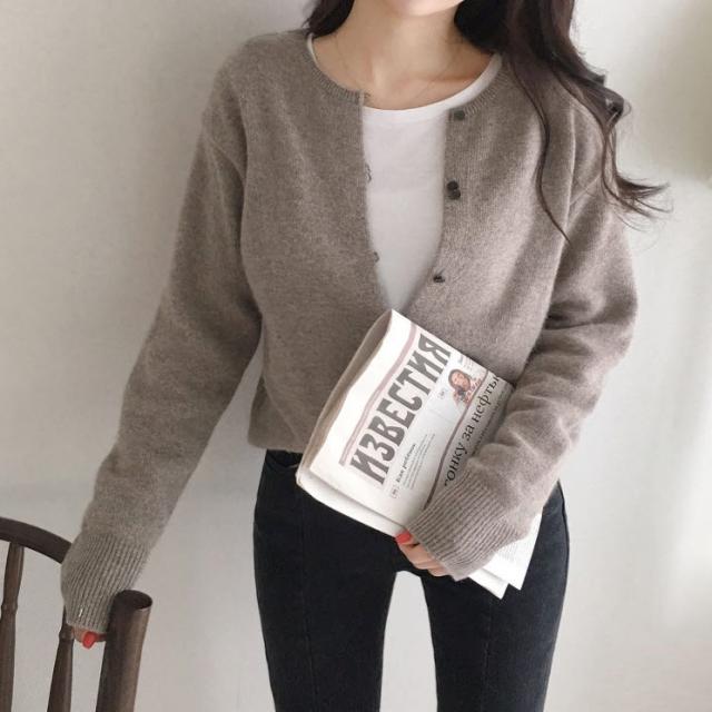 春新作トップス ニット カーディガン レディース 韓国 ファッション 春服 レディース 春物 トップス 春 ニット クルーネック カーディガの通販はau Pay マーケット Vestito