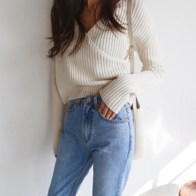 秋 ニットレディース Vネック カシュクール ニット 秋服 レディース 韓国 ファッション レディース ニット トップス レディース 可愛い の通販はau Pay マーケット Vestito