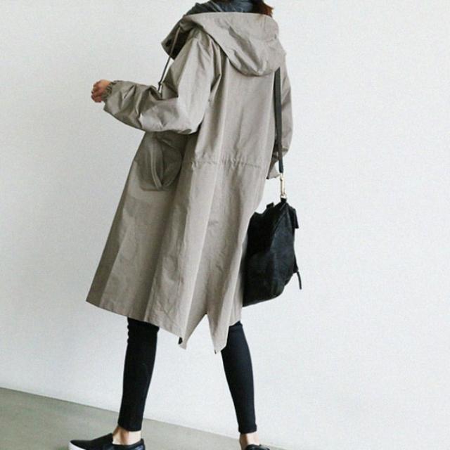 モッズコート レディース 秋 ナイロンコート 秋コートレディース フードコート 韓国 ファッション 秋服 レディース スプリングコート フの通販はau Pay マーケット Vestito