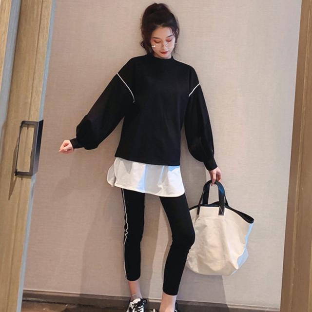 セットアップ レディース スウェット ジャージ 秋 韓国 ファッション レディース 秋服 スポーツウェア レイヤード トレーナー レギンスパの通販はau Pay マーケット Vestito