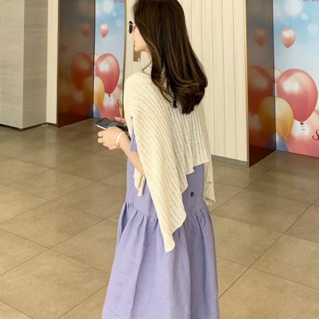 シャツワンピース 韓国 ファッション レディース リネンシャツワンピース 夏服 レディース リネン コットン 切り替え 後ろボタン ロングの通販はau Pay マーケット Vestito