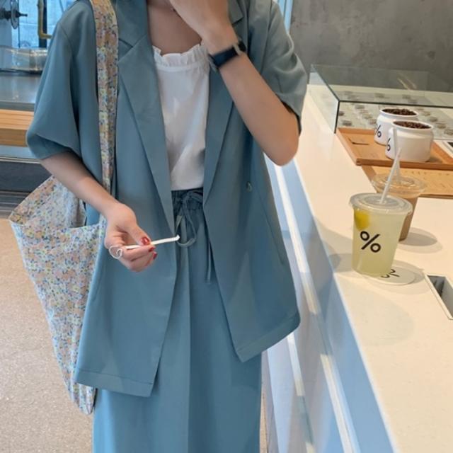 セットアップ レディース スカート 韓国 ファッション レディース 夏 カジュアルスーツ 夏服 レディース ウエストゴム ロングスカート シの通販はau Pay マーケット Vestito