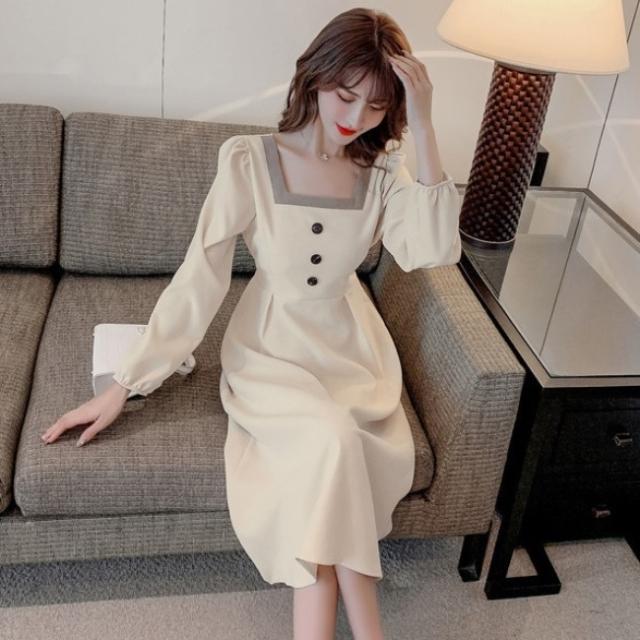 れとろ ワンピース きれいめ 春 レディース 韓国 ファッション 春服 レディース お呼ばれ ロングワンピース フレア ロング 上品 清楚 かの通販はau Pay マーケット Vestito