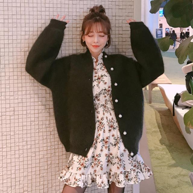 ニットカーディガン シャギー 春 レディース ニットジャケット レディース シャギーニット カーディガン 韓国 ファッション レディース の通販はau Pay マーケット Vestito