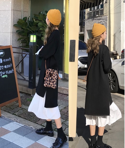 コーデセット レディース トレーナー 春服 レディース レイヤード ワンピース 韓国 ファッション レディース 上下セット ビッグトレーナの通販はau Pay マーケット Vestito