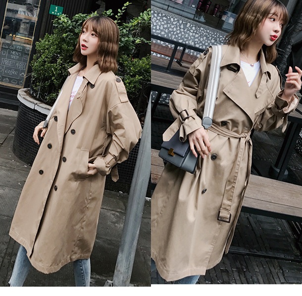 スプリング トレンチコート 春アウター ウエストマーク ベージュ ロング ダブルボタン コート ベルト 19 春 レディース の通販はau Pay マーケット Vestito
