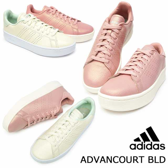 アディダス スニーカー レディース アドバンコート Bld 厚底 レザー コートタイプ ウィメンズ Adidas Advancourt Bld Eh56 Eh57の通販はau Pay マーケット マイスキップ